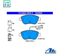 Brake Pad Set, disc brake ATE 13.0460-3826.2 for MITO (955_) 1.4 2008-2013