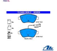 BRAKE PAD SET DISC BRAKE 13.0460-3826.2 FOR ALFA ROMEO FIAT FIORINO/MPV/Box 1.4L