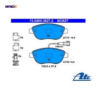 Brake pads 13.0460-3827.2 ATE for FIAT ABARTH OPEL LANCIA