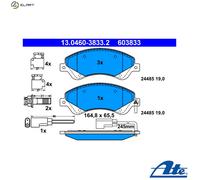 BRAKE PAD SET DISC BRAKE 13.0460-3833.2 FOR FORD TRANSIT/TOURNEO/Bus/Van 2.2L