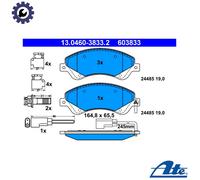 BRAKE PAD SET DISC BRAKE 13.0460-3833.2 FOR FORD TRANSIT/TOURNEO/Bus/Van 2.2L