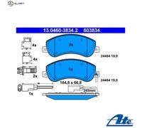 BRAKE PAD SET DISC BRAKE 13.0460-3834.2 FOR FORD TRANSIT/TOURNEO/Bus/Van 2.4L