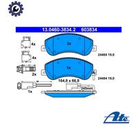 ATE Brake Pads 13.0460-3834.2 – Disc Brake Pad Set for Ford Transit Van/Bus 2.3 16V CNG RWD