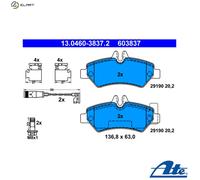 Brake pads 13.0460-3837.2 ATE for MERCEDES-BENZ SPRINTER 3,5-t Bus