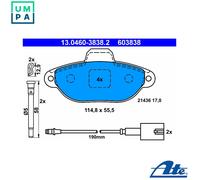 ATE 13.0460-3838.2 Brake pad set