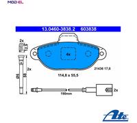 ATE 13.0460-3838.2 Brake pad set