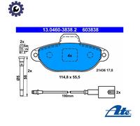 BRAKE PAD SET DISC BRAKE 13.0460-3838.2 FOR FIAT FORD 169 A4.000 1.2L 4cyl 500