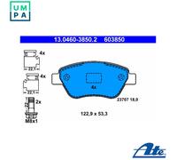 Brake pads 13.0460-3850.2 ATE for FIAT PANDA DOBLO Box Body/MPV PALIO DOBLO MPV