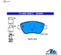 Brake pads 13.0460-3850.2 ATE for FIAT PANDA DOBLO Box Body/MPV PALIO DOBLO MPV