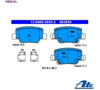 ATE Brake Pad Set 13.0460-3854.2 - for Toyota Verso (2ZR-FAE 1.8L, 2AD-FHV 2.2L)