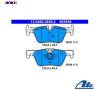 Brake pads 13.0460-3859.2 ATE for BMW 1 Sports Hatch 3 4 Coupe 3 Gran Turismo