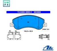 ATE Brake Pad Set 13.0460-3860.2 - Disc Brake for VW Amarok (2H0698151)