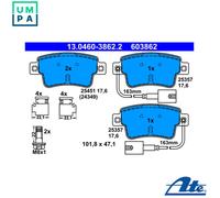BRAKE PAD SET DISC BRAKE 13.0460-3862.2 FOR FIAT PUNTO/GRANDE/EVO/Hatchback 1.2L