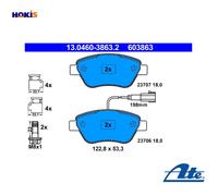 FRONT BRAKE PAD SET DISC BRAKE FITS: FITS FOR PUNTO EVO 1.4 NATURAL POWER/1.2