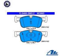 ATE Disc Brake Pad Set 13.0460-3865.2 for BMW 1 Sports Hatch, Coupe, Convertible