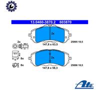 ATE Brake Pad Set 13.0460-3870.2 – for Peugeot Citroen Opel (308 II, Rifter, Berlingo, Partner)