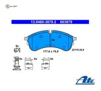 ATE 13.0460-3879.2 Brake pad set