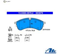 ATE 13.0460-3879.2 Brake pad set