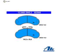 ATE 13.0460-3945.2 Brake pad set