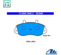 ATE Brake Pad Set 13.0460-3946.2 - Disc Brake for OPEL MOVANO / RENAULT / VAUXHALL