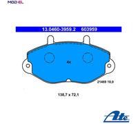ATE 13.0460-3959.2 Brake pad set