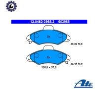 BRAKE PAD SET DISC BRAKE 13.0460-3965.2 FOR FORD ESCORT/VI/Rural/Mk/VII/NOMADE