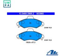 BRAKE PAD SET DISC BRAKE 13.0460-3965.2 FOR FORD ESCORT/VI/Rural/Mk/VII/NOMADE