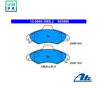 BRAKE PAD SET DISC BRAKE 13.0460-3965.2 FOR FORD ESCORT/VI/Rural/Mk/VII/NOMADE