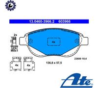 ATE 13.0460-3966.2 Brake pad set