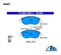 BRAKE PAD SET DISC BRAKE 13.0460-3984.2 FOR ALFA ROMEO FIAT BRAVO/II STILO 1.2L