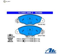 BRAKE PAD SET DISC BRAKE FOR CITROEN XANTIA X1 X2 XFZ RHZ XM Y4 THY ATE 4251 45