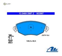 BRAKE PAD SET DISC BRAKE 13.0460-3987.2 FOR JAGUAR FORD MONDEO/III/Mk/Clipper