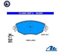 BRAKE PAD SET DISC BRAKE 13.0460-3987.2 FOR FORD MONDEO/III/Turnier/Clipper/Mk