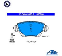 ATE 13.0460-3988.2 Brake pad set