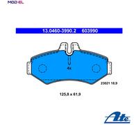 ATE 13.0460-3990.2 Brake pad set