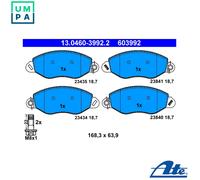 ATE Brake pad set 13.0460-3992.2 with acoustic wear warning with brake caliper screws FORD: Transit Mk5 Platform / Chassis