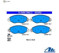 Brake pads 13.0460-3992.2 ATE for FORD TRANSIT Bus TRANSIT Van