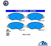 ATE Brake pad set 13.0460-3992.2 with acoustic wear warning with brake caliper screws FORD: Transit Mk5 Platform / Chassis