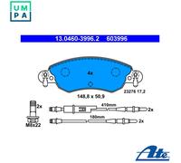 NEW DISC BRAKE PADS SET FOR CITROEN C5 II RC 6FY 6FZ C5 I DC ATE 4252 14