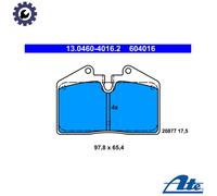 BRAKE PAD SET DISC BRAKE 13.0460-4016.2 FOR PORSCHE 911/Speedster/Targa 944 3.0L