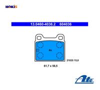 BRAKE PAD SET DISC BRAKE 13.0460-4036.2 FOR MERCEDES-BENZ CABRIOLET 123/Break
