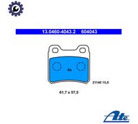 ATE 13.0460-4043.2 Brake pad set