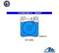 Brake pads 13.0460-4047.2 ATE for MERCEDES-BENZ CHRYSLER