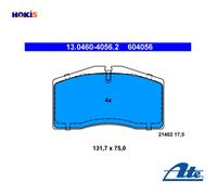 BRAKE PAD SET DISC BRAKE 13.0460-4056.2 FOR PORSCHE M64.60RS/60R/50/60 3.6L 6cyl