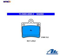 NEW DISC BRAKE PADS SET FOR MERCEDES BENZ C CLASS W202 M 111 945 ATE 598763