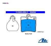 BRAKE PAD SET DISC BRAKE 13.0460-4064.2 FOR MERCEDES-BENZ C-CLASS/Sport/Break