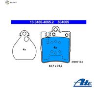 ATE 13.0460-4065.2 Brake pad set