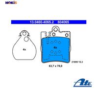 ATE 13.0460-4065.2 Brake pad set