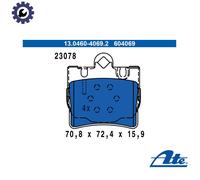 BRAKE PAD SET DISC BRAKE 13.0460-4069.2 FOR MERCEDES-BENZ OM 613.960 3.2L 6cyl