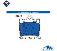 ATE 13.0460-4069.2 Brake pad set